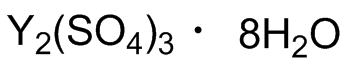 硫酸釔(III)，八水,99.9% metals basis